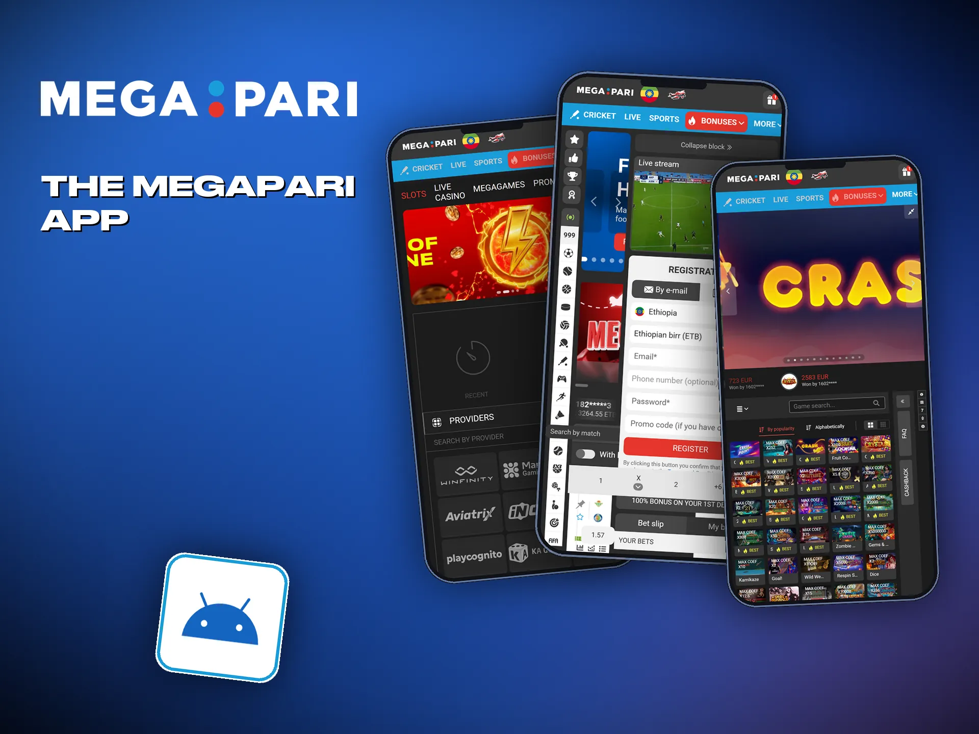 Take the APK from the official site and the Megapari Android app installs easily.