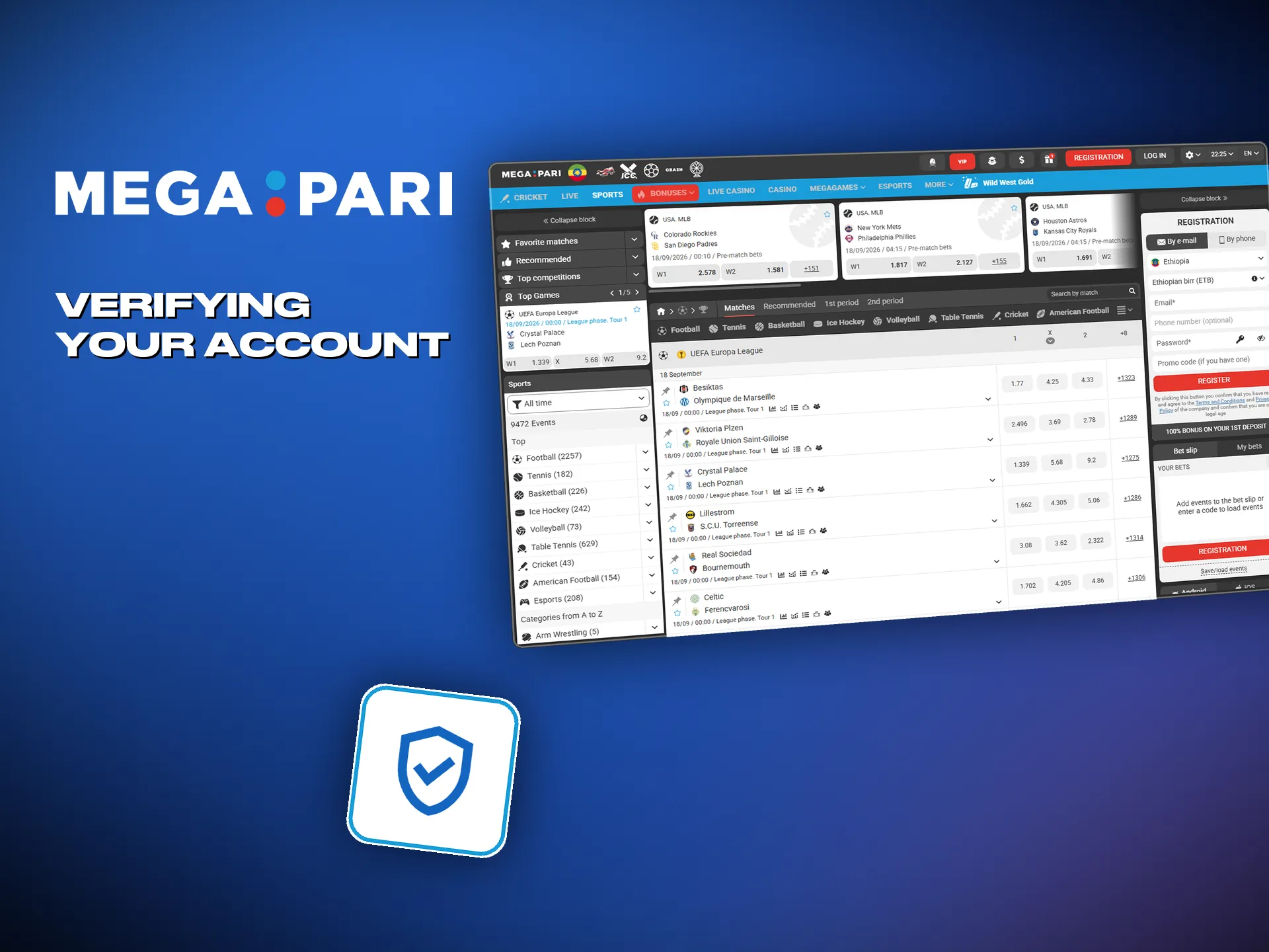 Verification at Megapari takes one ID document.