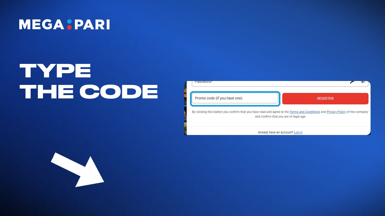 Enter the code you were given exactly as it is, capitals included.