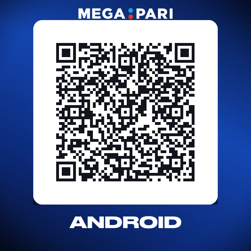 Scan the QR code to download the Megapari Android app