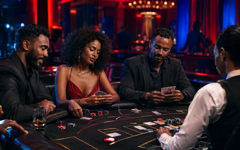 Megapari table games, including blackjack and poker